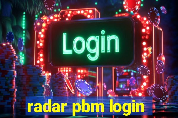 radar pbm login